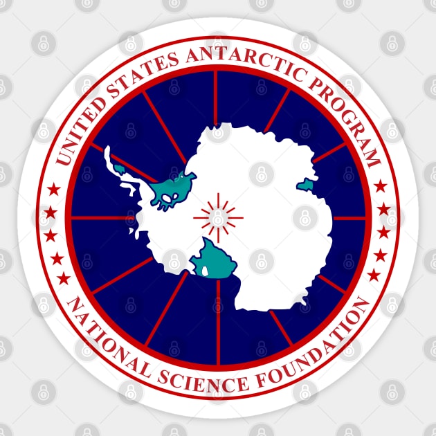 United States Antarctic Program logo Sticker by Markaneu